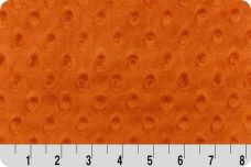 Dimple Dot Minky - Rust