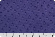Dimple Dot Minky - Indigo