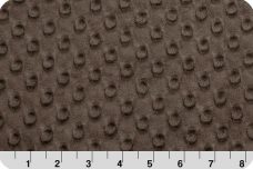 Dimple Dot Minky - Mushroom