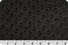 Dimple Dot Minky - Black