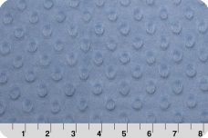 Dimple Dot Minky - Denim