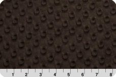 Dimple Dot Minky - Espresso