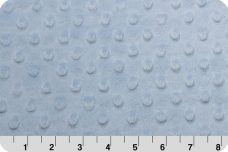 Dimple Dot Minky - Light Blue
