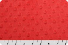 Dimple Dot Minky - Watermelon
