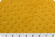 Dimple Dot Minky - Mustard