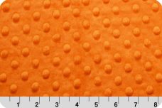 Dimple Dot Minky - Pumpkin