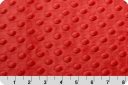 Dimple Dot Minky - Red
