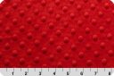 Dimple Dot Minky - Scarlet
