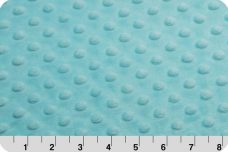 Dimple Dot Minky - Tiffany Blue