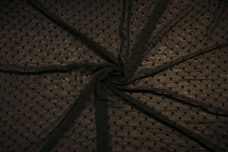 Dotted Swiss Crepe Chiffon - Black