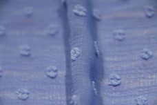 Dotted Swiss Crepe Chiffon - Periwinkle