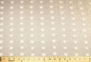 Large Dotted Swiss Crepe Chiffon - White
