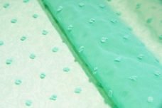 Dotted Swiss Chiffon - Mint