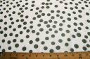 Medium Random Polkadot Chiffon - White & Black