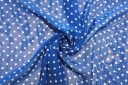 Medium Polkadot Chiffon - Royal