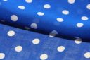 Medium Polkadot Chiffon - Royal