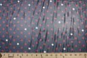 Medium Polkadot Chiffon - Navy & Rust