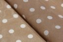 Medium Polkadot Chiffon - Latte