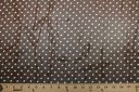 Medium Polkadot Chiffon - Brown