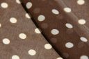 Medium Polkadot Chiffon - Brown