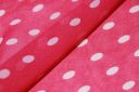 Medium Polkadot Chiffon - Hot Pink
