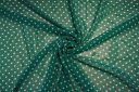 Medium Polkadot Chiffon - Teal