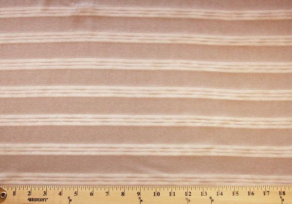 Khaki Tissue Stripe Sweater Knit