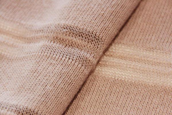 Khaki Tissue Stripe Sweater Knit
