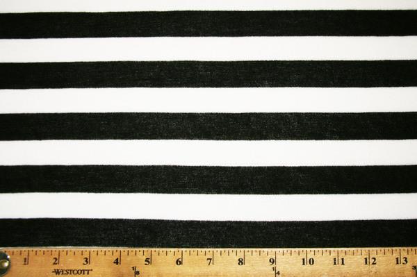 Black & Ivory Tissue Sweater Knit