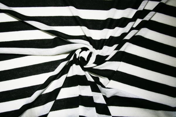 Black & Ivory Tissue Sweater Knit