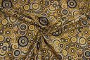 Crazy Retro Circles Stretch Poplin