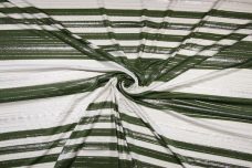 Ivy & White Metallic Stripe Poly/Spandex