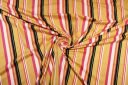 Double Brushed Mustard & Hot Pink Stripe Spandex Jersey