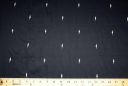 Navy Lightning Bolt Polished Poplin