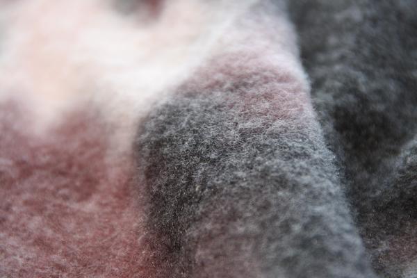 Tie-Dye Cashmere Fleece Knit – Burgundy 1 Tie-Dye Cashmere Fleece Knit - Burgundy