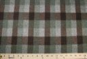 Plaid Poly Fleece - Moss & Brown