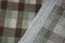 Plaid Poly Fleece - Moss & Brown