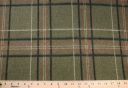 Plaid Poly Fleece - Olive & Black
