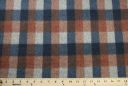 Plaid Poly Fleece - Navy & Rust
