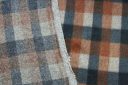 Plaid Poly Fleece - Navy & Rust