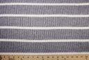 Dark Denim & White Stripe Tissue Sweater Knit