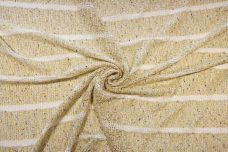 Heathered Yellow & Dark Grey Stripe Tissue Sweater Knit