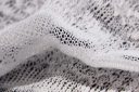 White Sparkle Stripe Tissue Sweater Knit
