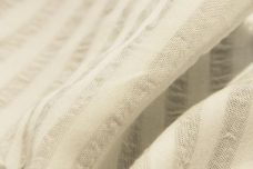 Linen/ Rayon Stripe - White