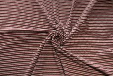 Retro Rib Knit Stripe - Wine