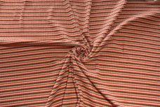 Retro Rib Knit Stripe - Tangerine
