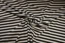 Charcoal & Ivory Double-sided Stripe Knit