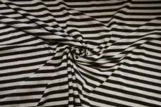 Charcoal & Ivory Double-sided Stripe Knit