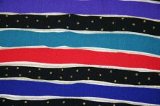 Multi Colored Stripe Lightweight Poly
