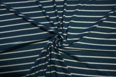 Dark Teal Pinstripe Knit